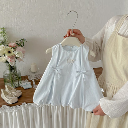 【BABY】夏新作蝶結びノースリーブワンピースSK104515