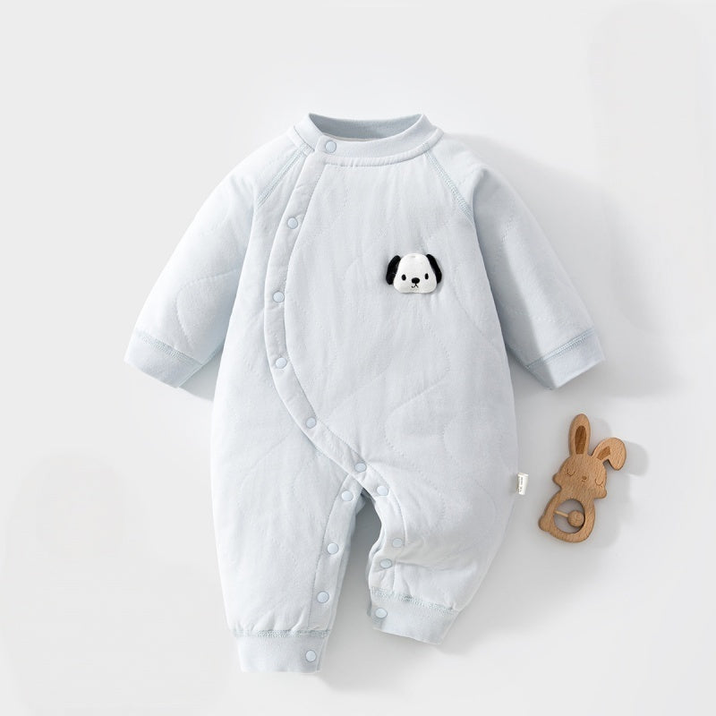 【BABY】Winter New Arrival Cartoon Patchwork Quilted Coverall SK108208