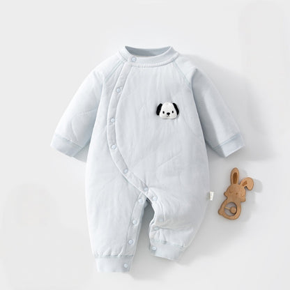【BABY】Winter New Arrival Cartoon Patchwork Quilted Coverall SK108208