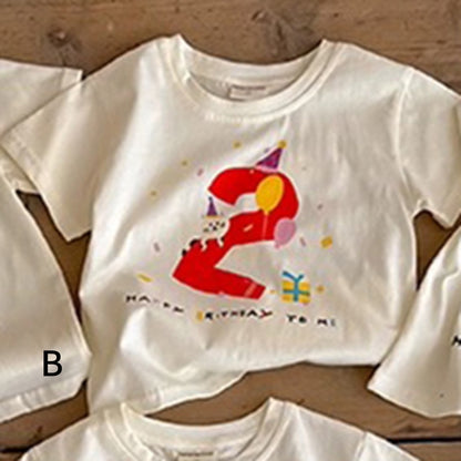【BABY&KID】夏新作 コットンキャラクタープリント半袖TシャツSK091625