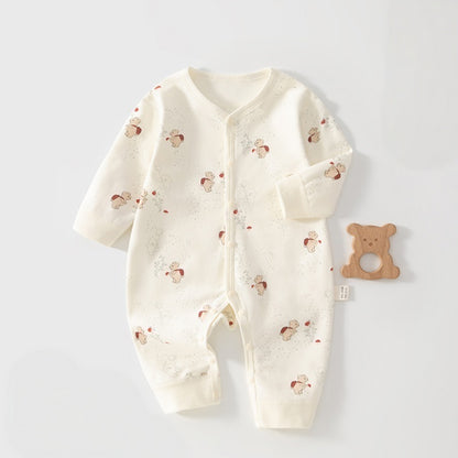 【BABY】カートゥーンプリント前開きカバーオールSK106713