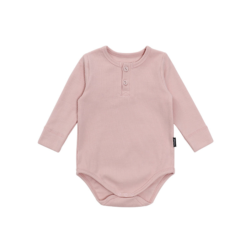 【BABY&KID】北欧風 リブ無地ロンパースSK012517