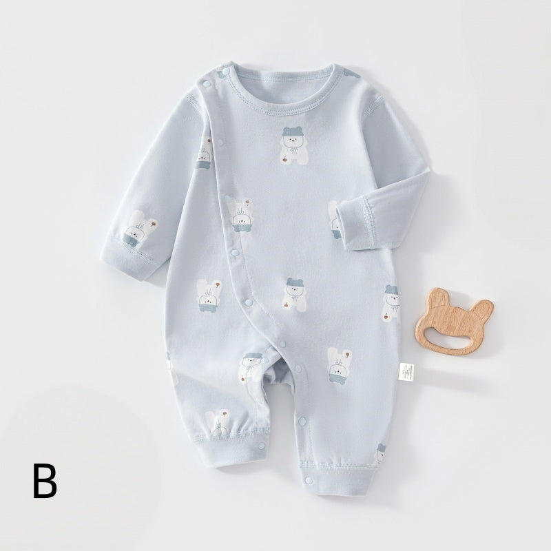 【BABY】どうぶつプリントカバーオールSK107510