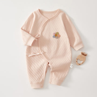 【BABY】北欧風小花刺繍カバーオールSK104401