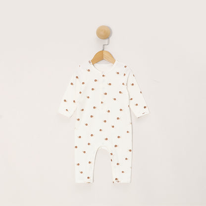 【BABY&KID】北欧風 カタツムリ柄、いちご柄オールインワンSK012520