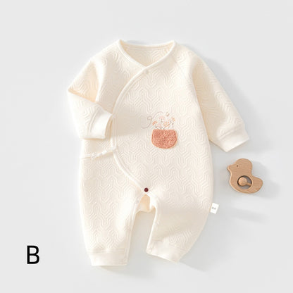 [BABY] New Winter Collection Embroidered Quilted Coverall SK108205