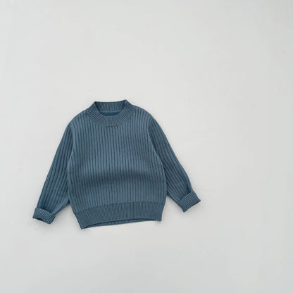 【BABY&KID】冬新作あったか無地ニットセーターSK103014