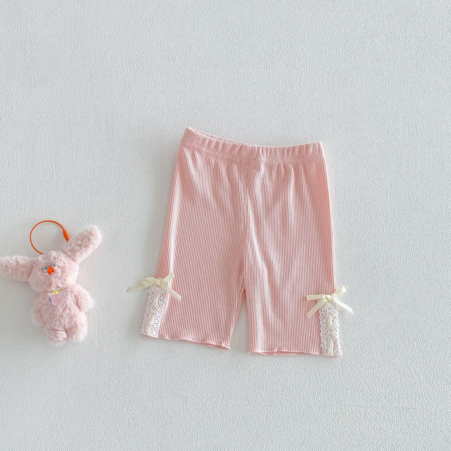 【BABY&KID】夏新作 レース切替Tシャツ&ショートパンツSK105116