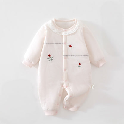 【BABY】Winter New Arrival Embroidered Quilted Coverall SK108210