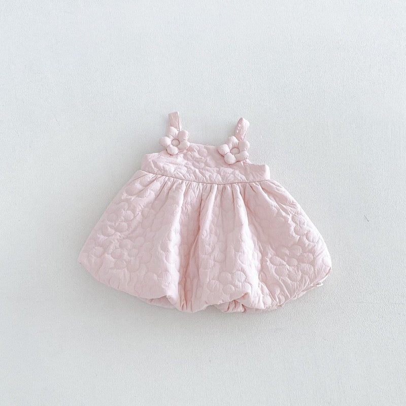 【BABY&KID】冬新作厚手フラワーワンピース、ハイネックニットSK107725