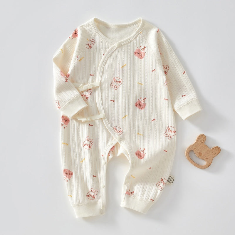 【BABY】北欧風ジャカードカバーオールSK104406