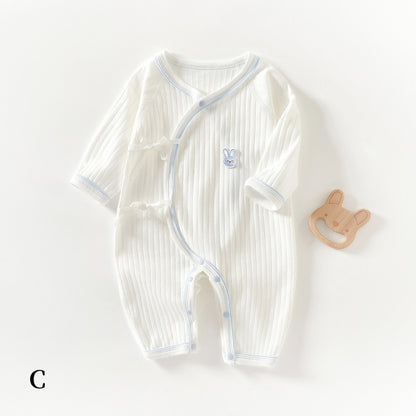 【BABY】北欧風うさぎアップリケカバーオールSK104405