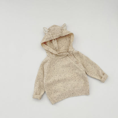【BABY&KID】くま耳付きニットセーターSK102013