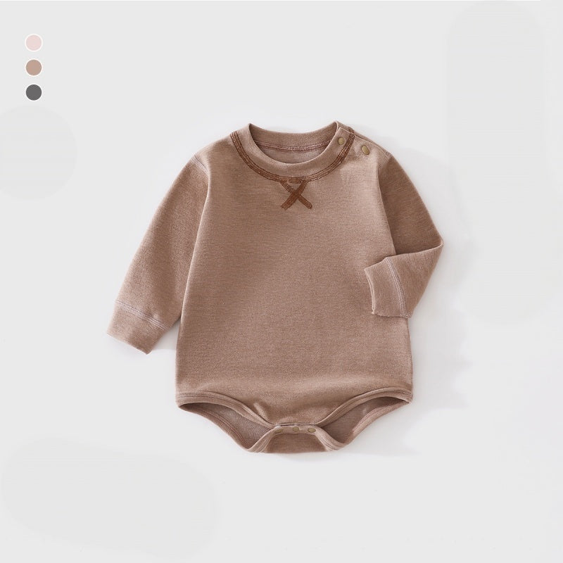 【BABY】シームレス無地ロンパースSK106719