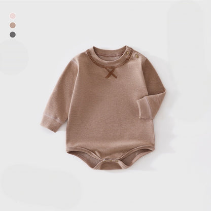 【BABY】シームレス無地ロンパースSK106719