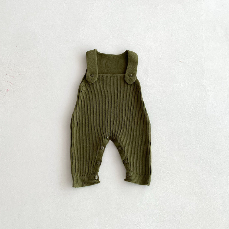 【BABY】シンプルニットサロペットSK092529