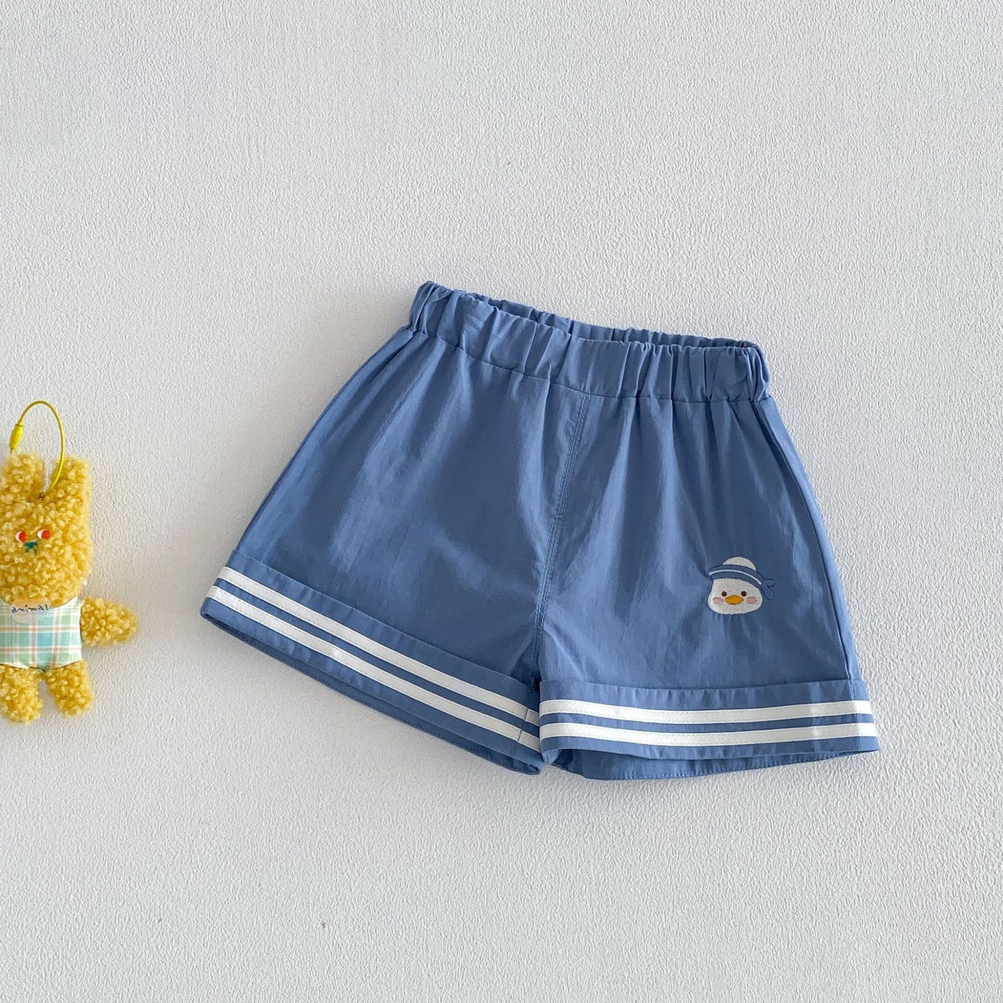 【BABY&KID】夏新作 カートゥーン丸襟Tシャツ、ショートパンツSK105114