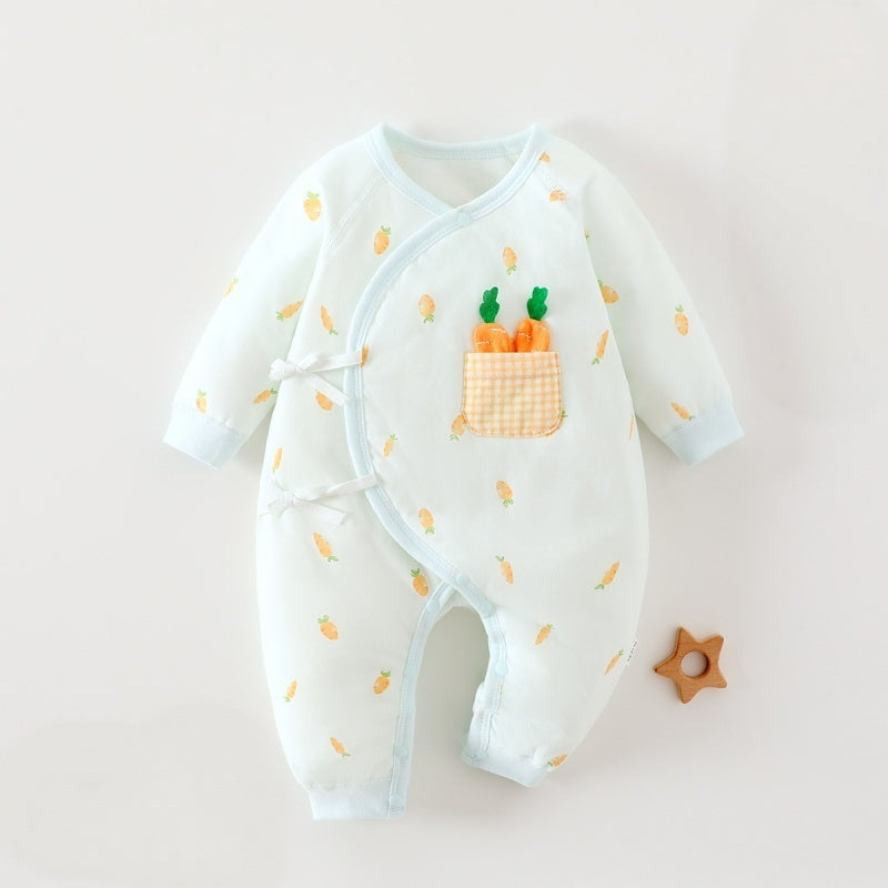 【BABY】北欧風にんじんキルティングカバーオールSK108406