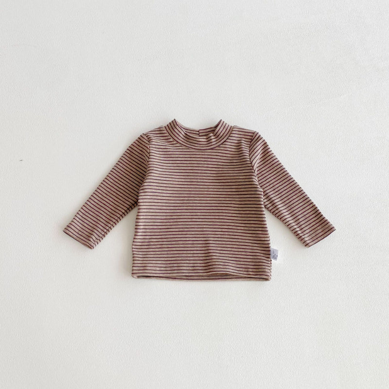 【BABY】ハイネックボーダーtシャツSK100130
