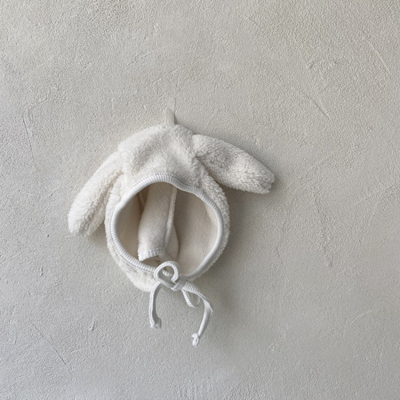 【BABY】ひつじ刺繍ボアロンパース&帽子SK101520