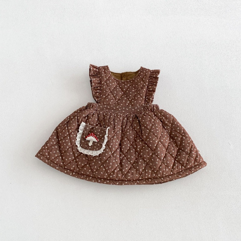 【BABY&KID】きのこ刺繍ワンピース、ロングパンツ、アウター、、トップスSK108115