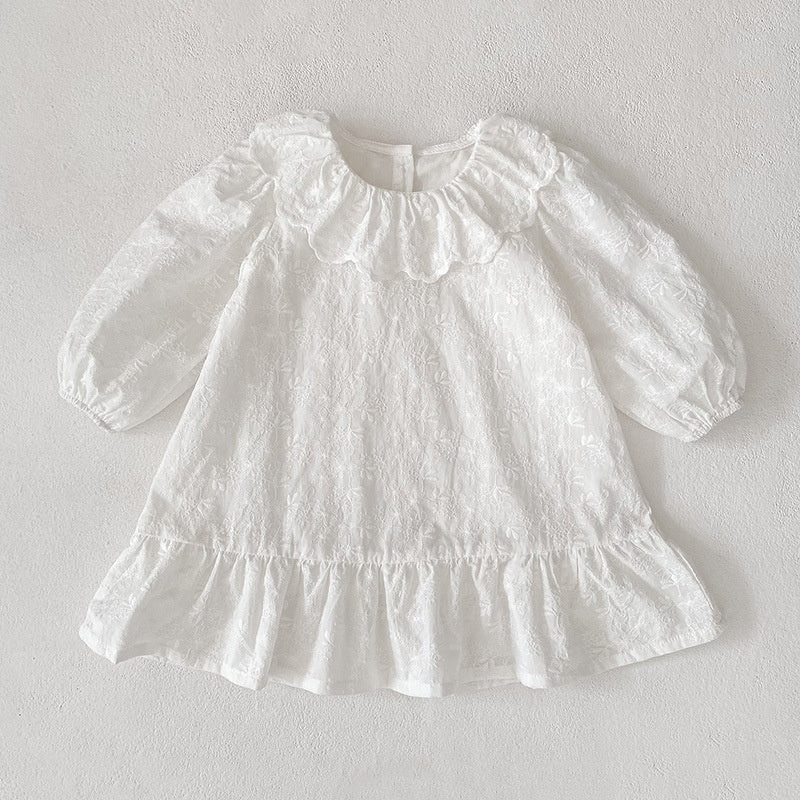 【BABY&KID】ラウンドネック刺繍ロンパース、ワンピースSK107920