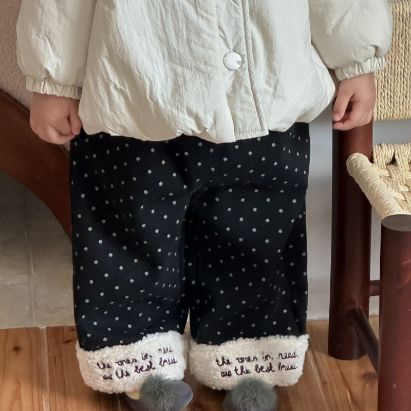 【BABY&KID】冬新作韓国風ニット襟中綿アウターSK103133