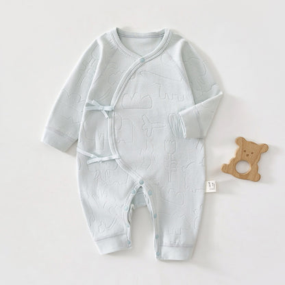 【BABY】北欧風アニマルジャカードカバーオールSK102607