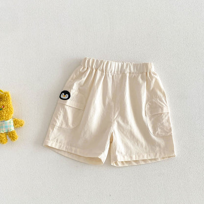 【BABY&KID】夏新作 立体カートゥーンシャツ、刺繍ショートパンツSK105113