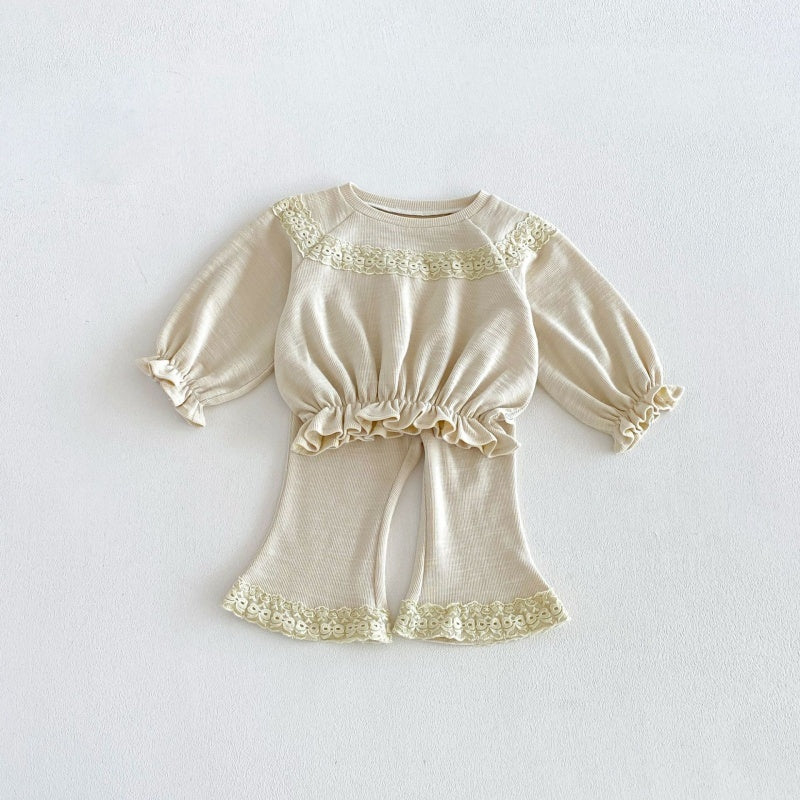 【BABY&KID】スウィートニットフリルセットアップSK106614