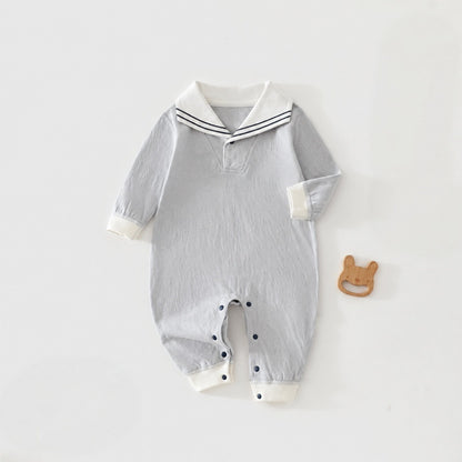【BABY】北欧風無地ジャカードカバーオールSK107111