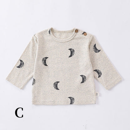 【BABY】北欧風ウサ耳サロペット、コットンTシャツSK101329