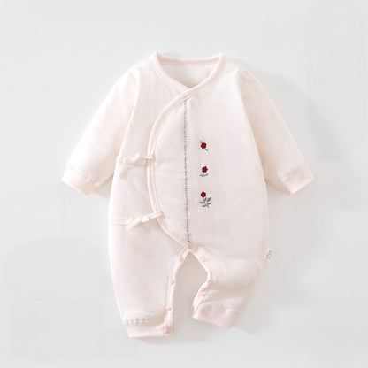 【BABY】Winter New Arrival Asymmetrical Collar Quilted Coverall SK108202