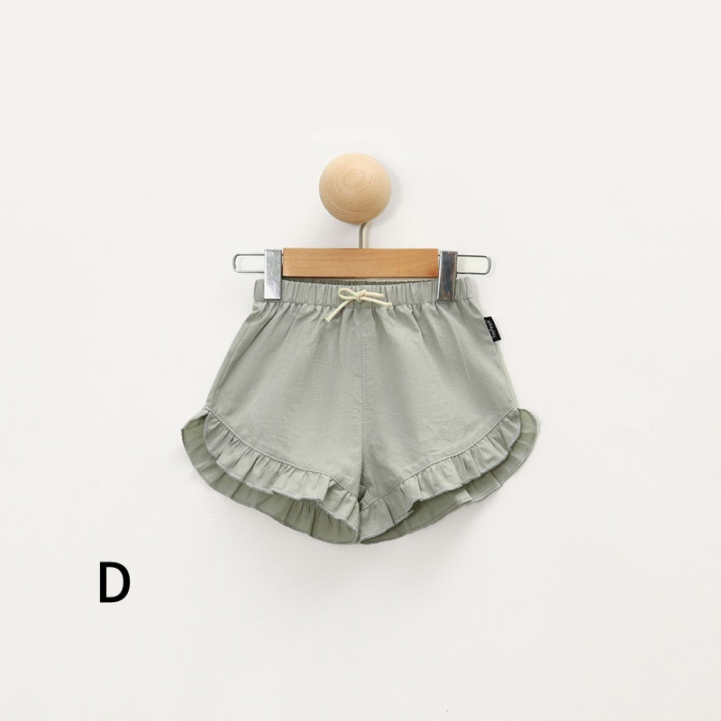 【BABY&KID】夏新作 北欧風薄手コットンショートパンツSK092018
