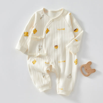 【BABY】北欧風ジャカードカバーオールSK104406