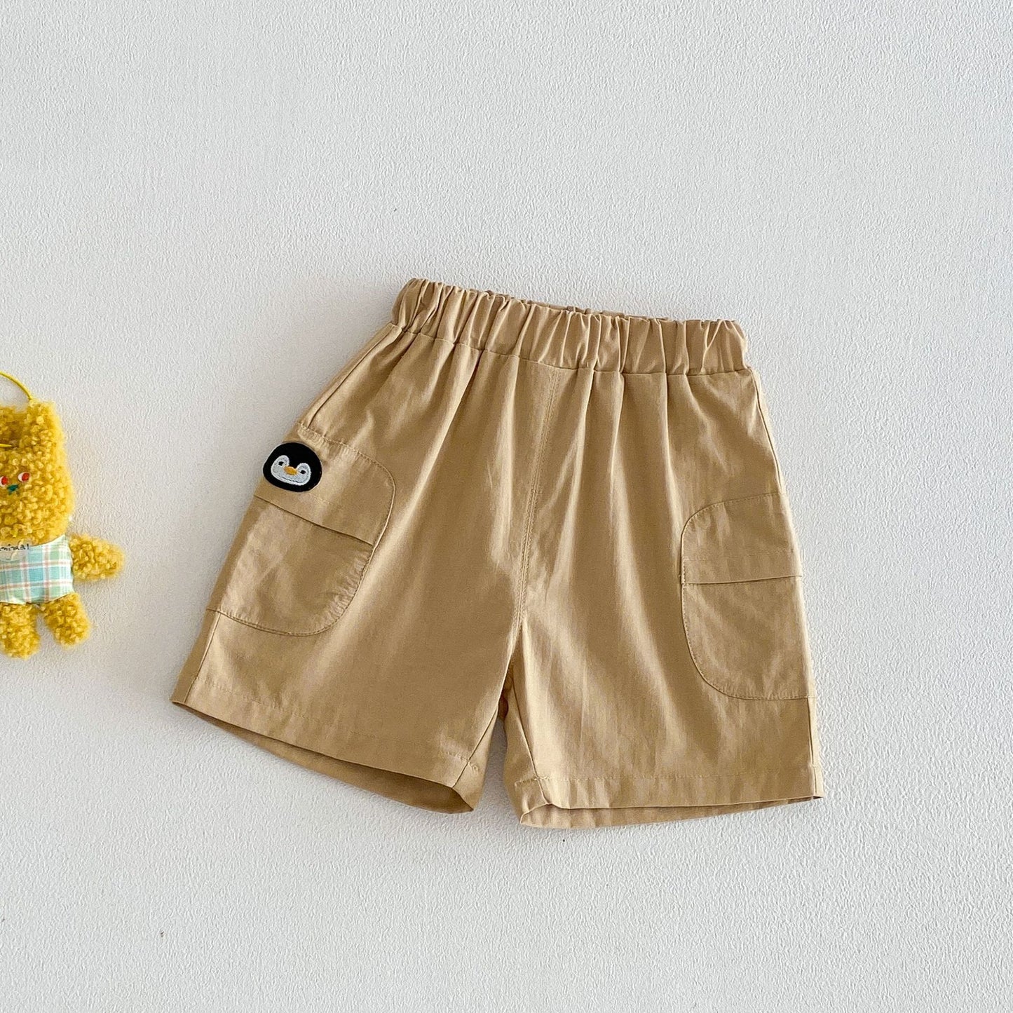 【BABY&KID】夏新作 立体カートゥーンシャツ、刺繍ショートパンツSK105113