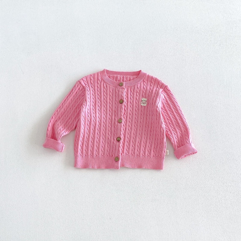 【BABY&KID】ケーブルニットカーディガンSK107205