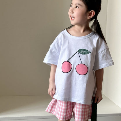 【BABY＆KID】夏新作 フルーツプリントセットアップSK063006