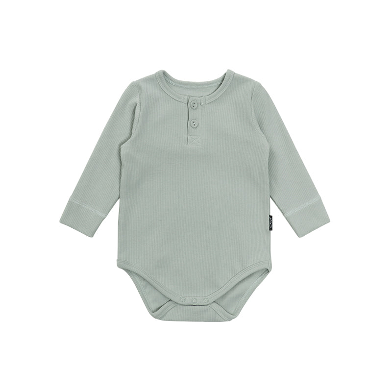 【BABY&KID】北欧風 リブ無地ロンパースSK012517