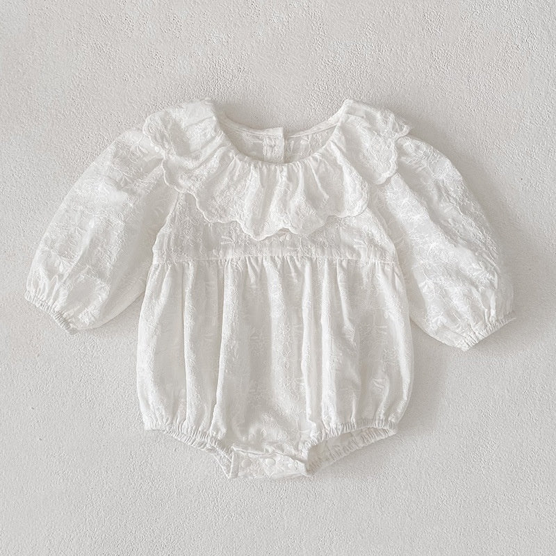 【BABY&KID】ラウンドネック刺繍ロンパース、ワンピースSK107920
