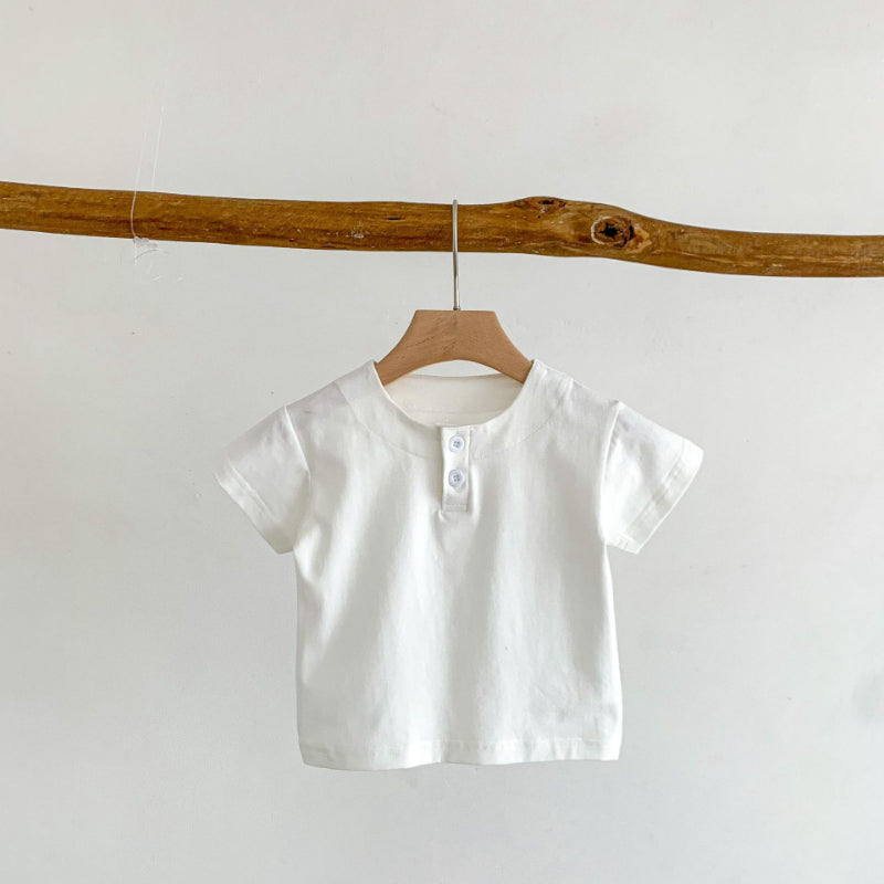 【BABY】夏新作 ワッフルベアロンパース 、半袖トップスSK080302