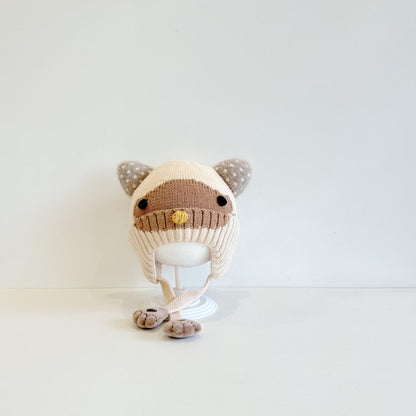 【HAT】フクロウ耳あて帽子SK101604