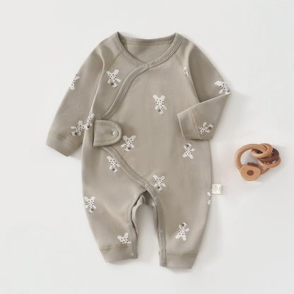 【BABY】北欧風アニマル柄カバーオールSK102602