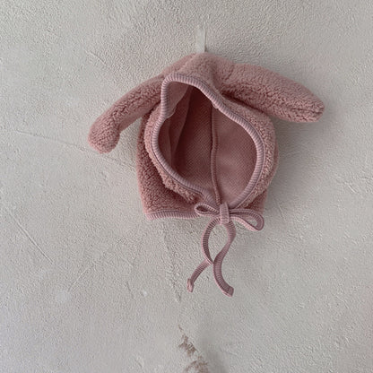 【BABY】ひつじ刺繍ボアロンパース&帽子SK101520