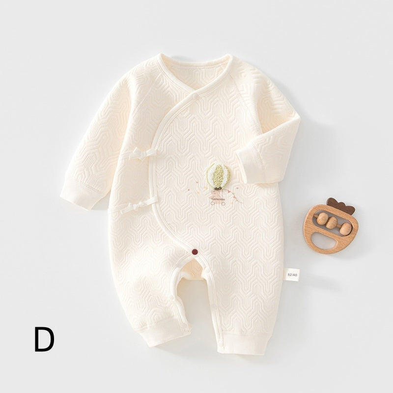 [BABY] New Winter Collection Embroidered Quilted Coverall SK108205