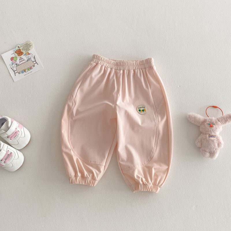 【BABY&KID】夏新作 きパッチワークカジュアルパンツSK070608