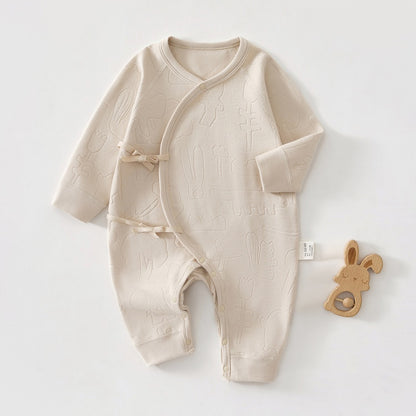 【BABY】北欧風アニマルジャカードカバーオールSK102607