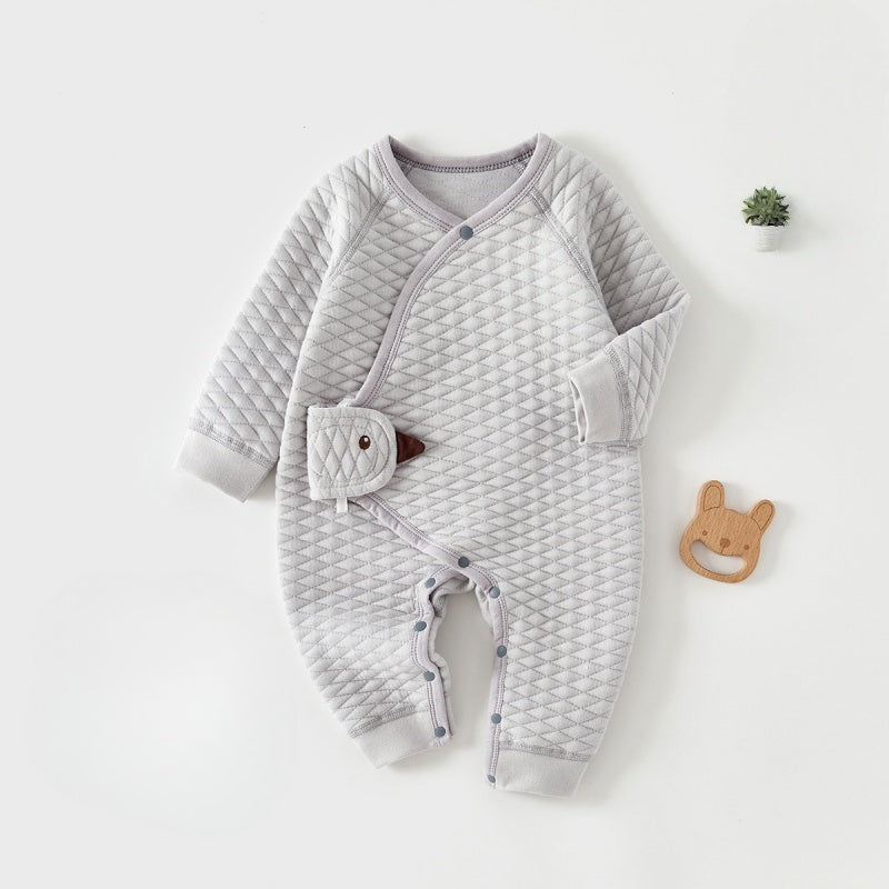 【BABY】冬新作北欧風無地薄綿カバーオールSK102609