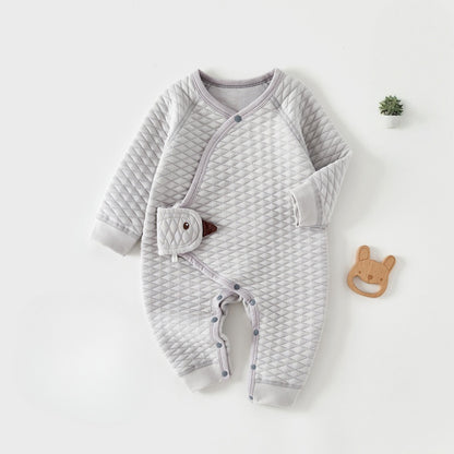 【BABY】冬新作北欧風無地薄綿カバーオールSK102609