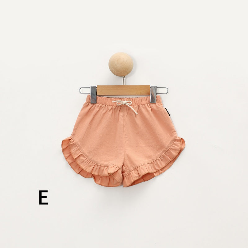 【BABY&KID】夏新作 北欧風薄手コットンショートパンツSK092018
